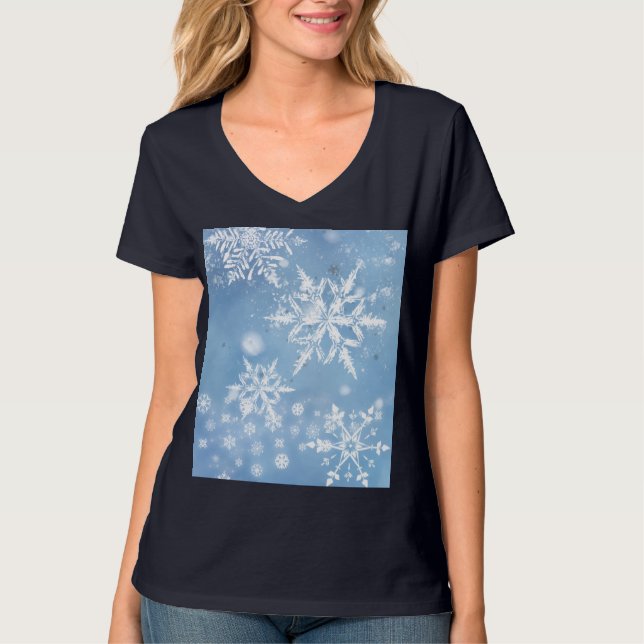 Wonderful Christmas Snow T-Shirt (Front)