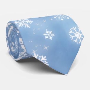 Wonderful Christmas Snow Tie