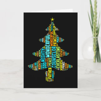 Wonderful Counsellor Mighty God Prince of Peace Holiday Card