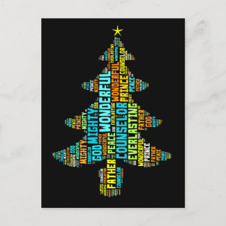 Wonderful Counsellor Mighty God Prince of Peace Postcard