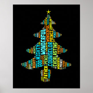 Wonderful Counsellor Mighty God Prince of Peace Poster