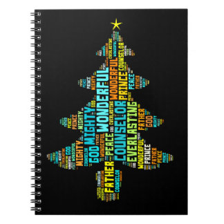 Wonderful Counsellor Mighty God Prince of Peace Spiral Notebook