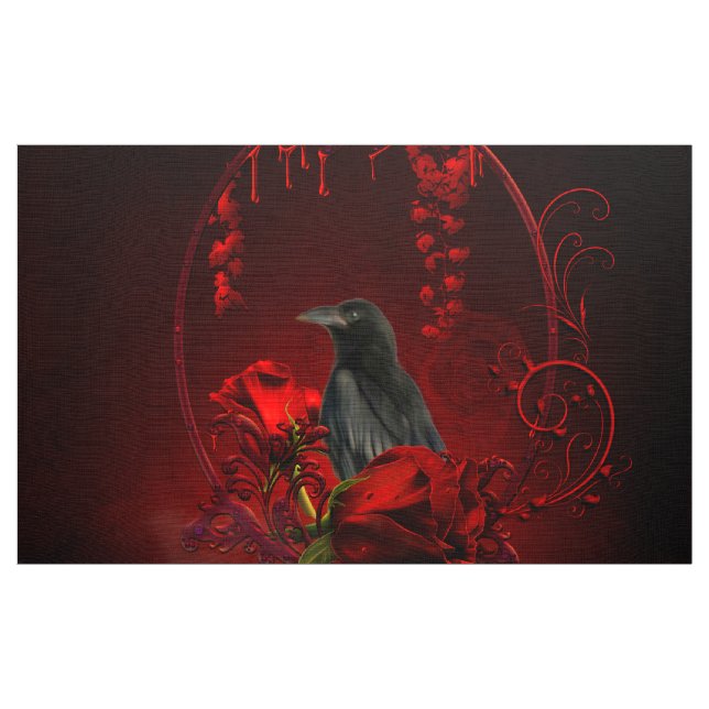 Wonderful crow fabric (Yard)