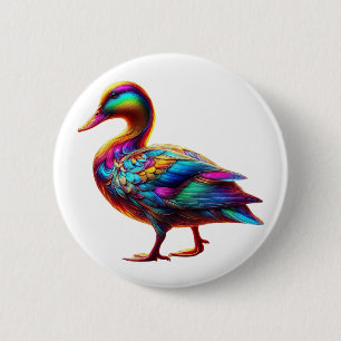 Wonderful Duck 6 Cm Round Badge