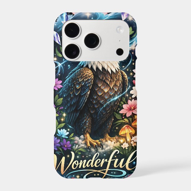 Wonderful Eagle Fantasy Floral iPhone 17 pro slim  (Back)