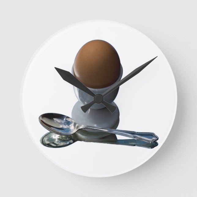 Wonderful Eggs Round Clock (Front)