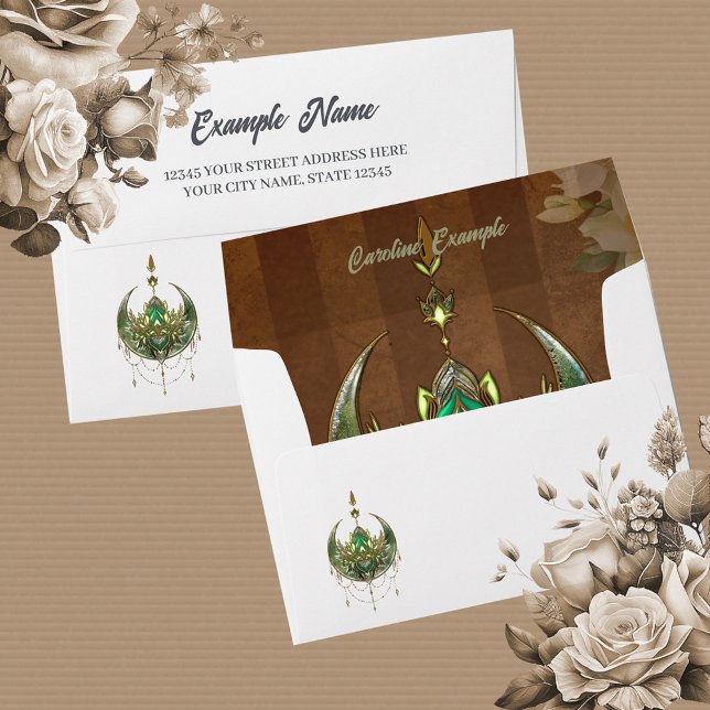 Wonderful elegant lotus blossom envelope (Lotus)