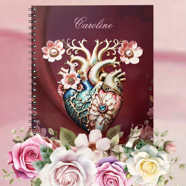 Wonderful elegant, noble heart. notebook (Heart)