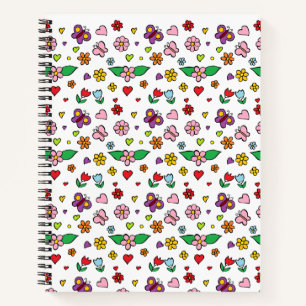 Wonderful Flowers  Design Notebook