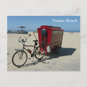 Wonderful Funky Venice Beach Postcard! Postcard