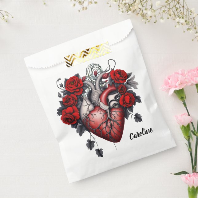 Wonderful gothic Victorian heart Favour Bags (Sealed)