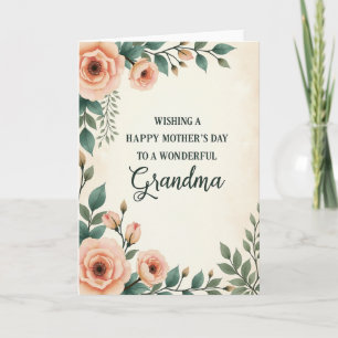 Wonderful Grandma Day Card