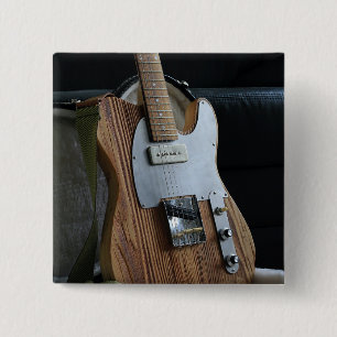 Wonderful Guitar 15 Cm Square Badge