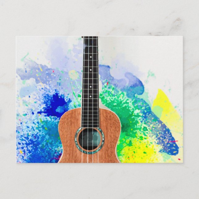 Wonderful Guitar Postcard (Front)