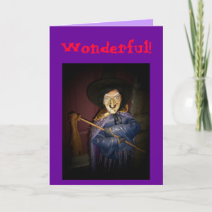 Wonderful! Halloween & Birthday Card