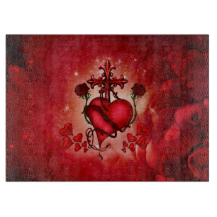 Wonderful heart cutting board