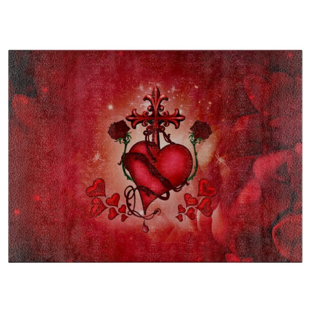 Wonderful heart cutting board (Front)