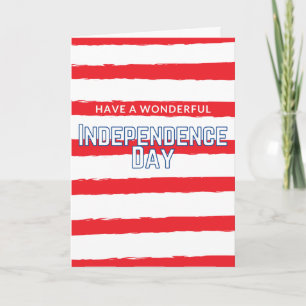 Wonderful Independence Day Card