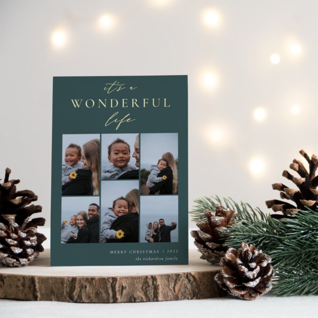 Wonderful Life | 6 Photo Collage Christmas (Creator Uploaded)