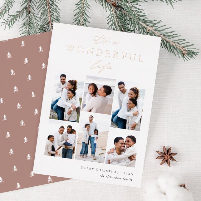 Wonderful Life | 6 Photo Collage Christmas (Creator Uploaded)