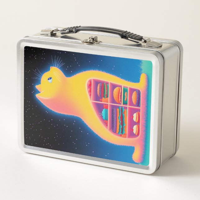 Wonderful Lunch-Cat Metal Lunch Box (Front)