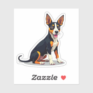 Wonderful Manchester Terrier Whippet, Cubism Kawai