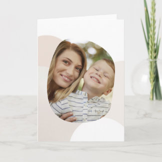 Wonderful Mom - Minimalist Photo Mother’s Day Card