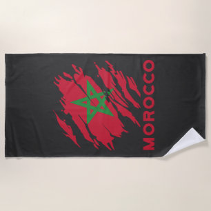 wonderful morocco design for all moroccans beach towel