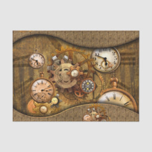 Wonderful noble steampunk design tissue paper