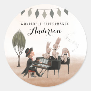 Wonderful Performance Pianist Sticker