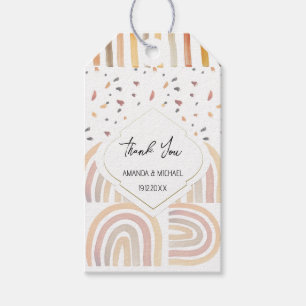 Wonderful Rainbow Autumn Watercolor Hand-painted Gift Tags