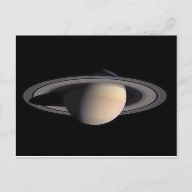 Wonderful Saturn Picture from NASA Postcard (Front)