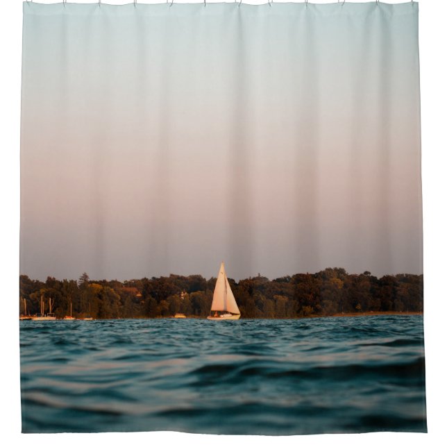 Wonderful Sea Landscape | Best gift for sea lovers Shower Curtain (Front)