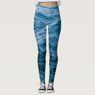 Wonderful Sea Waves Best gift for nature lovers Leggings