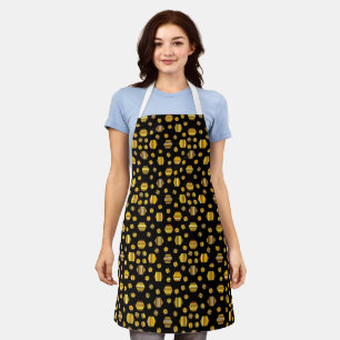 Wonderful Shapes Abstract Pattern Apron