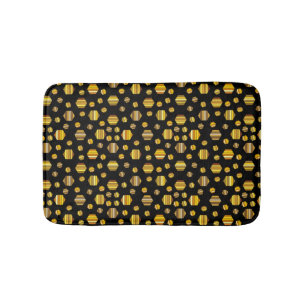 Wonderful Shapes Abstract Pattern Bath Mat