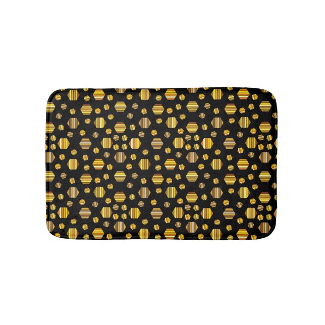 Wonderful Shapes Abstract Pattern Bath Mat (Front)