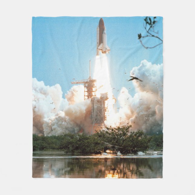 Wonderful Space Fleece Blanket (Front)