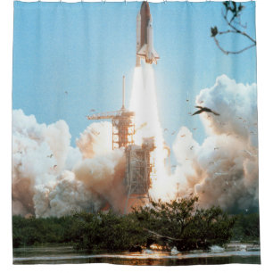 Wonderful Space Shower Curtain