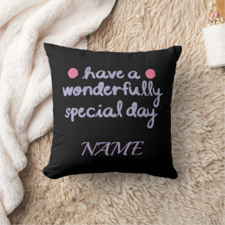 Wonderful Special Day Birthday & Gift Collection Cushion