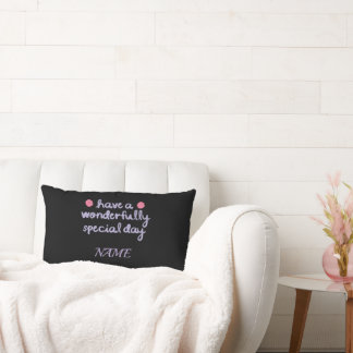 Wonderful Special Day Birthday & Gift Collection Lumbar Cushion