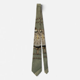 Wonderful steampunk clock tie