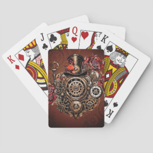 Wonderful Steampunk design Playing Cards