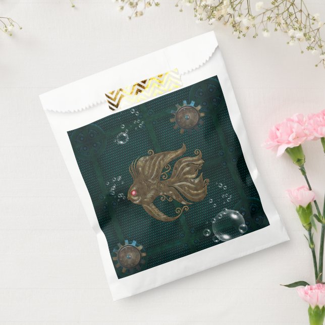Wonderful steampunk fish. favour bags (Sealed)