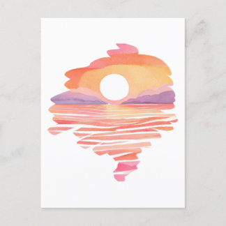 Wonderful Sunset Postcard