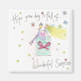 Wonderful surprises magnet