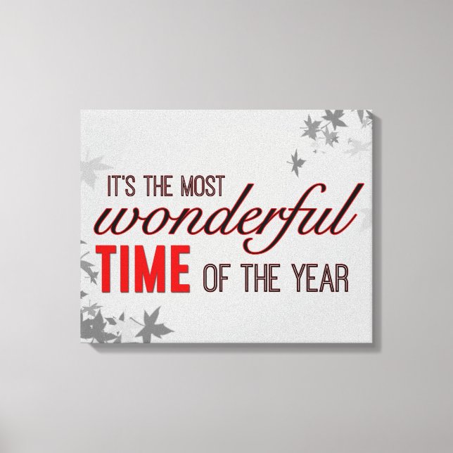 Wonderful Time Canvas Print (Front)