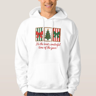 Wonderful time christmas postage hoodie