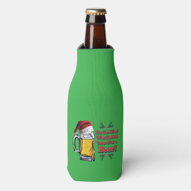 Wonderful time for a Beer Bottle Cooler (Bottle Front)