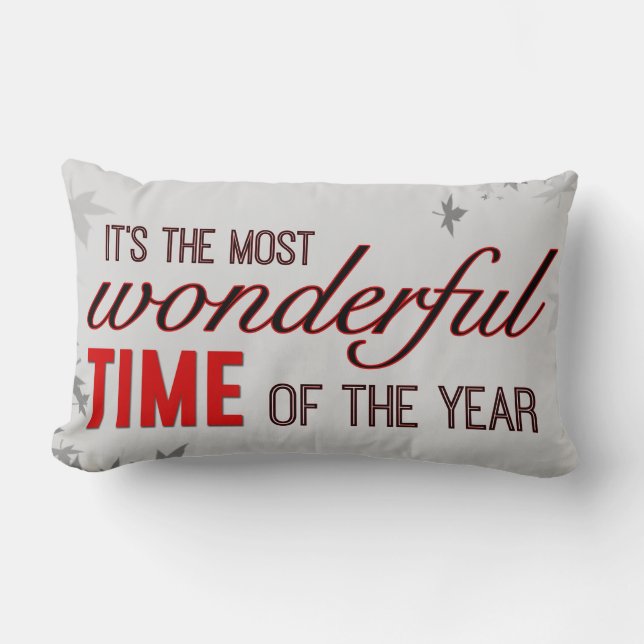 Wonderful Time Lumbar Cushion (Front)